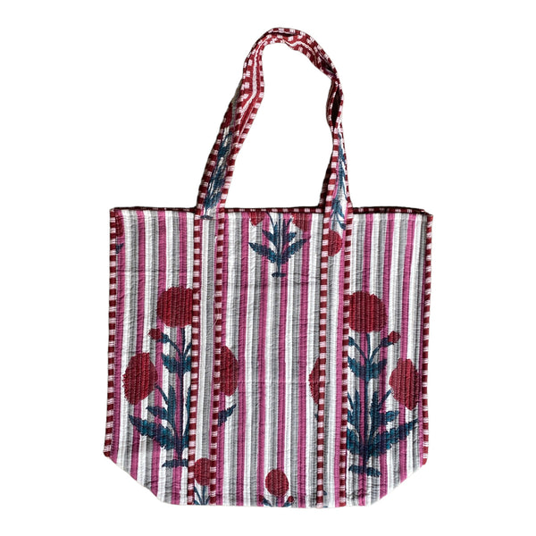 Bolsa Indiana Kantha Quilt - Dupla Face