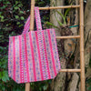 Bolsa Indiana Kantha Quilt - Dupla Face