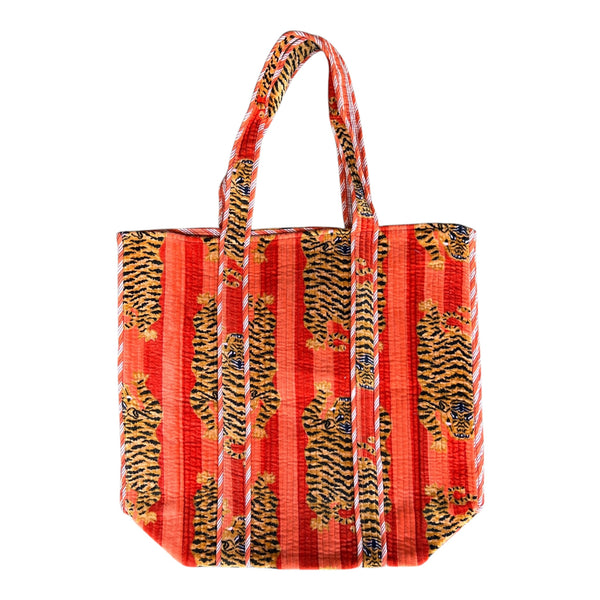 Bolsa Indiana Kantha Quilt Velvet - Dupla Face