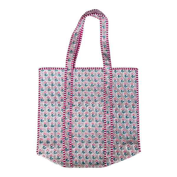 Bolsa Indiana Kantha Quilt - Dupla Face