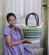 Bolsa Cesto Shopper Africana Bolgatanga - P